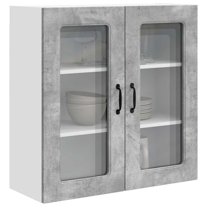 vidaXL Küchenschrank Kalmar Beton Grau 80 x 31 x 80 cm Holzwerkstoff