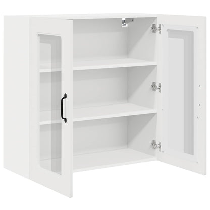 vidaXL Küchenschrank Kalmar Hochglanz Weiß 80 x 31 x 80 cm