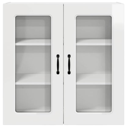 vidaXL Küchenschrank Kalmar Hochglanz Weiß 80 x 31 x 80 cm