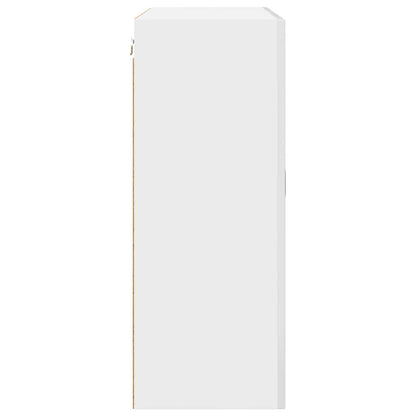 vidaXL Küchenschrank Kalmar Hochglanz Weiß 80 x 31 x 80 cm
