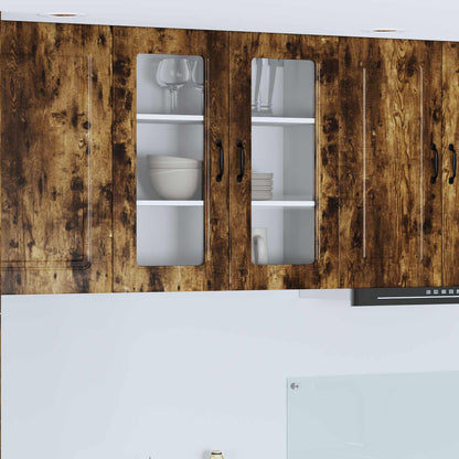 Küchenschrank Kalmar Geräucherte Eiche 80 x 31 x 80 cm