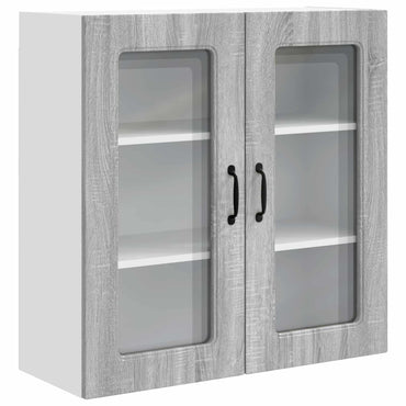 vidaXL Küchenschrank mit Speicher Kalmar Graues Sonoma 80 x 31 x 80 cm
