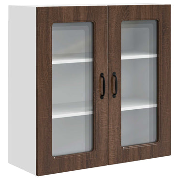 vidaXL Küchenschrank Kalmar Braun Eichen-Optik 80 x 31 x 80 cm