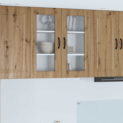 vidaXL Küchenschrank mit Speicher Kalmar Artisan-Eiche 80 x 31 x 80 cm