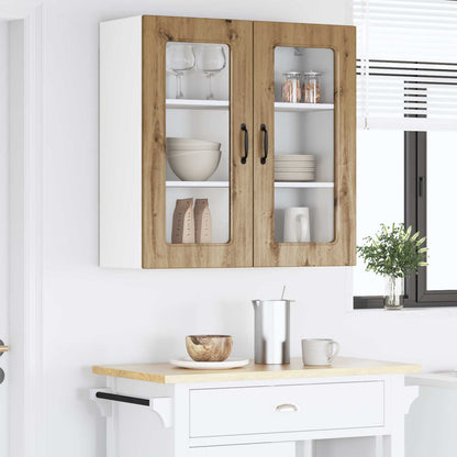 vidaXL Küchenschrank mit Speicher Kalmar Artisan-Eiche 80 x 31 x 80 cm