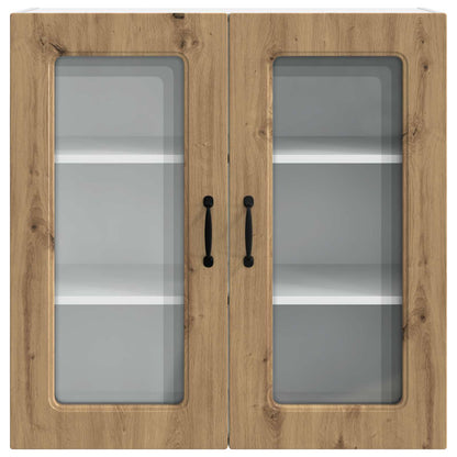vidaXL Küchenschrank mit Speicher Kalmar Artisan-Eiche 80 x 31 x 80 cm