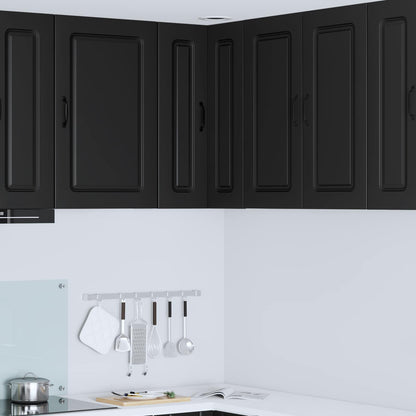 vidaXL Küchenschrank Kalmar Schwarz 57 x 57 x 80 cm Holzwerkstoff