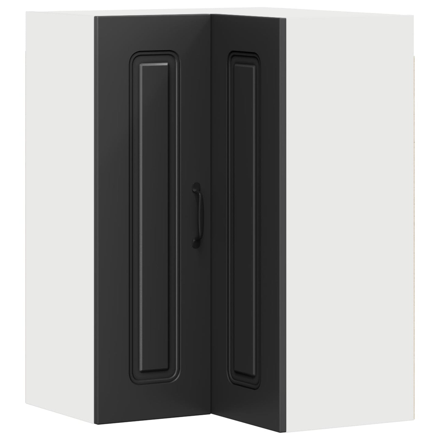 vidaXL Küchenschrank Kalmar Schwarz 57 x 57 x 80 cm Holzwerkstoff