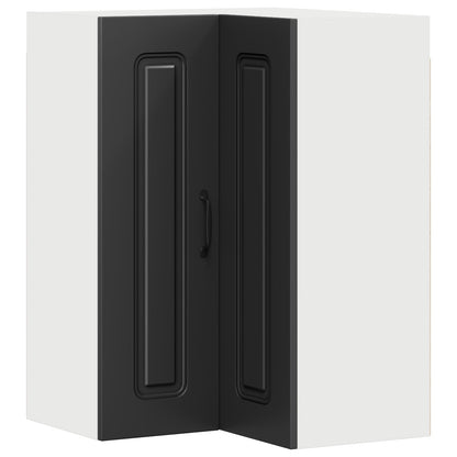 vidaXL Küchenschrank Kalmar Schwarz 57 x 57 x 80 cm Holzwerkstoff