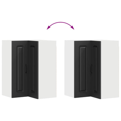 vidaXL Küchenschrank Kalmar Schwarz 57 x 57 x 80 cm Holzwerkstoff