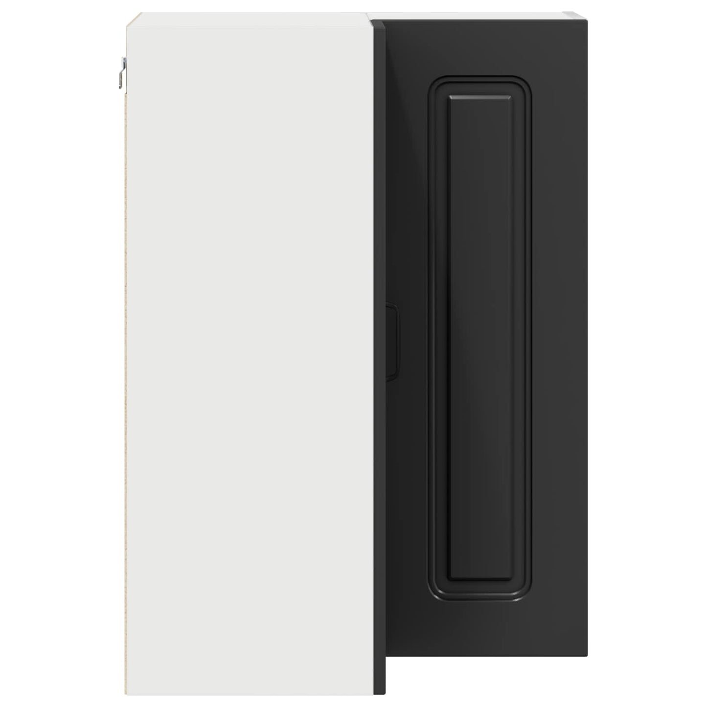 vidaXL Küchenschrank Kalmar Schwarz 57 x 57 x 80 cm Holzwerkstoff