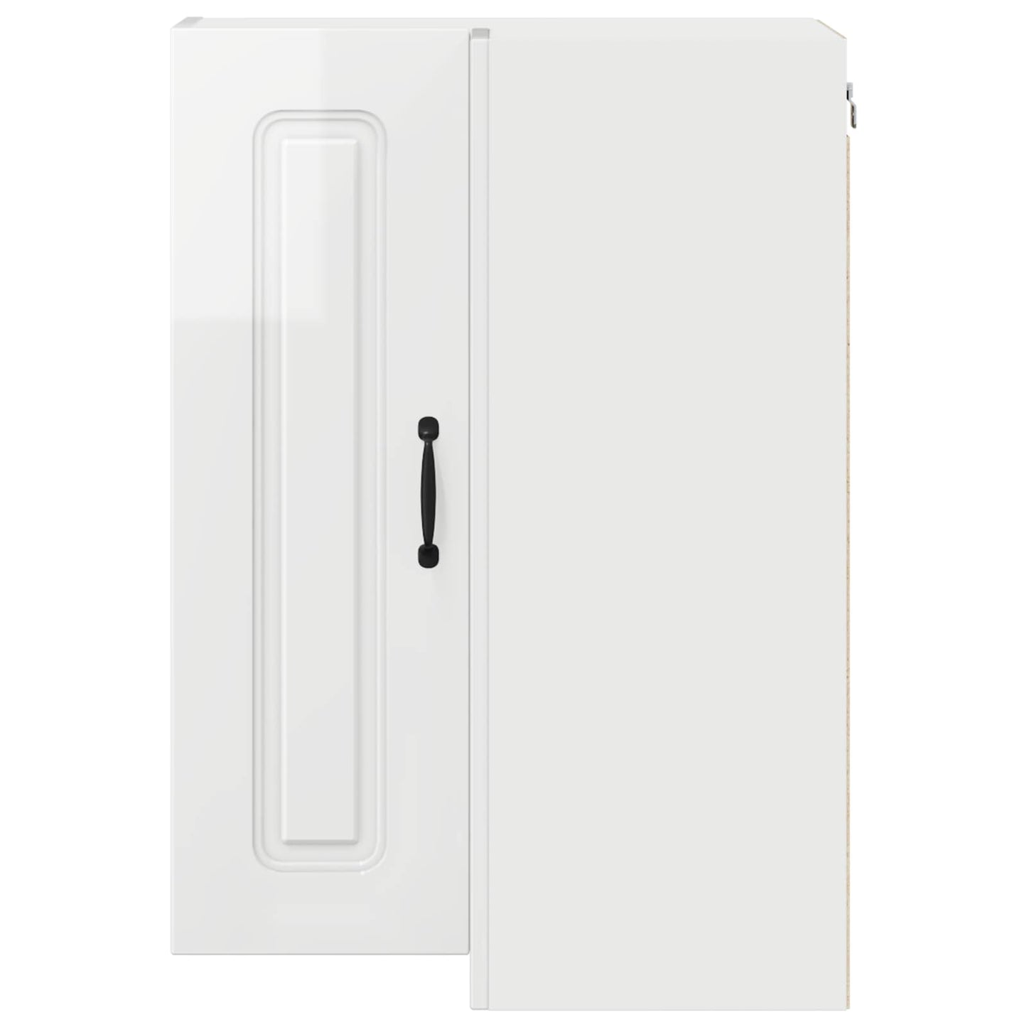 vidaXL Küchenschrank Kalmar Hochglanz Weiß 57 x 57 x 80 cm