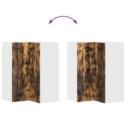 vidaXL Küchenschrank Kalmar Geräucherte Eiche 57 x 57 x 80 cm