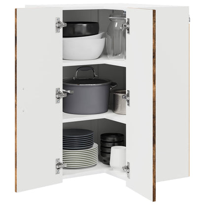 vidaXL Küchenschrank Kalmar Geräucherte Eiche 57 x 57 x 80 cm