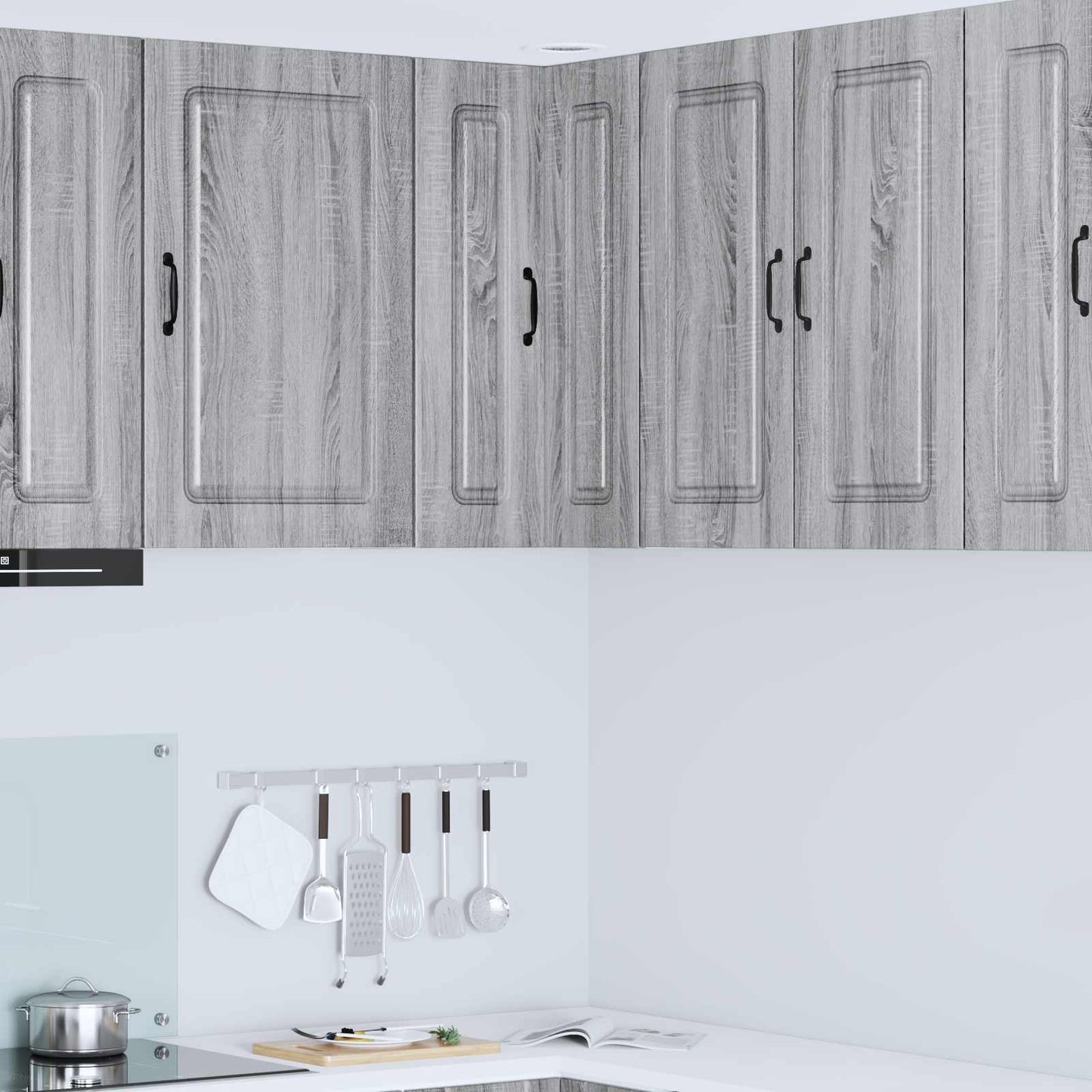 Küchenschrank mit Speicher Kalmar Graues Sonoma 57 x 57 x 80 cm