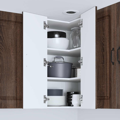 vidaXL Küchenschrank Kalmar Braun Eichen-Optik 57 x 57 x 80 cm