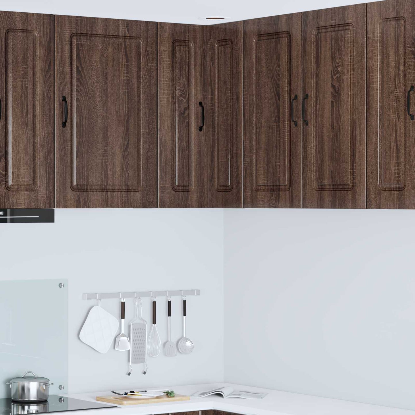 vidaXL Küchenschrank Kalmar Braun Eichen-Optik 57 x 57 x 80 cm