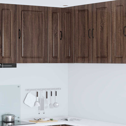 vidaXL Küchenschrank Kalmar Braun Eichen-Optik 57 x 57 x 80 cm