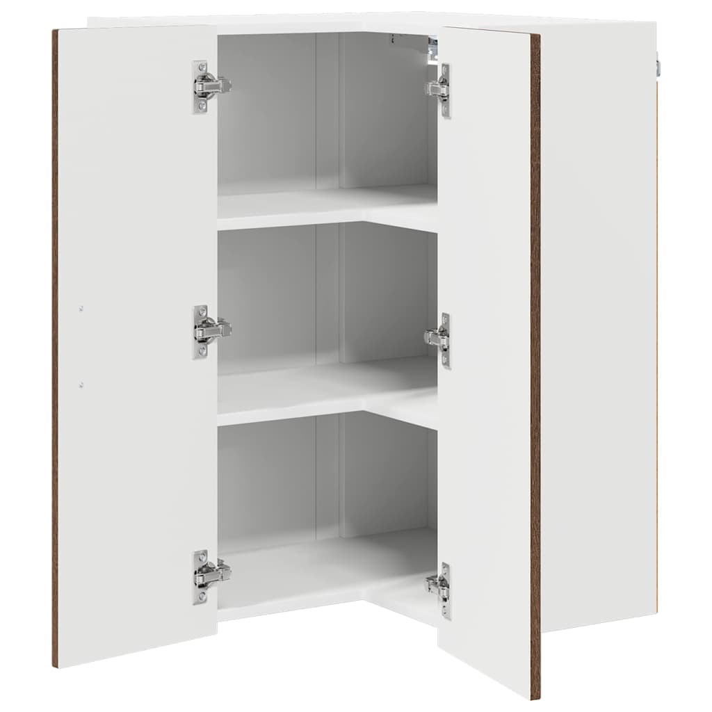 vidaXL Küchenschrank Kalmar Braun Eichen-Optik 57 x 57 x 80 cm