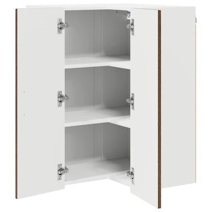 vidaXL Küchenschrank Kalmar Braun Eichen-Optik 57 x 57 x 80 cm