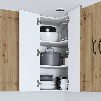 vidaXL Küchenschrank mit Speicher Kalmar Artisan-Eiche 57 x 57 x 80 cm