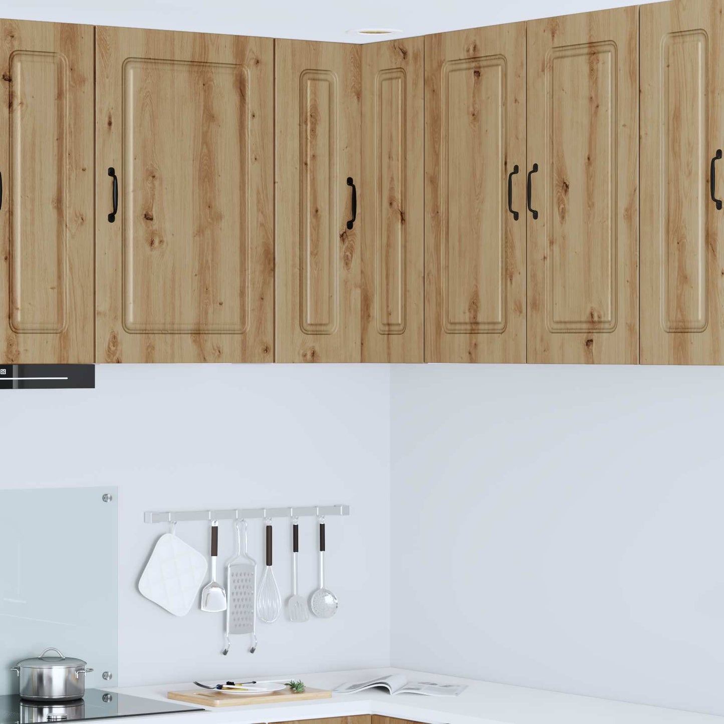 vidaXL Küchenschrank mit Speicher Kalmar Artisan-Eiche 57 x 57 x 80 cm
