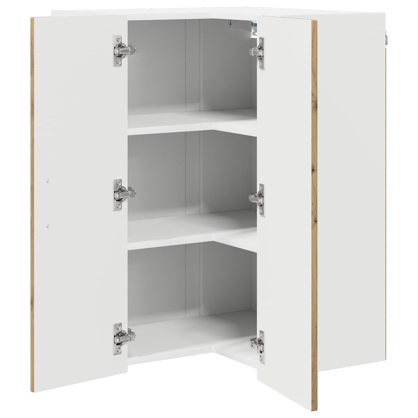 vidaXL Küchenschrank mit Speicher Kalmar Artisan-Eiche 57 x 57 x 80 cm