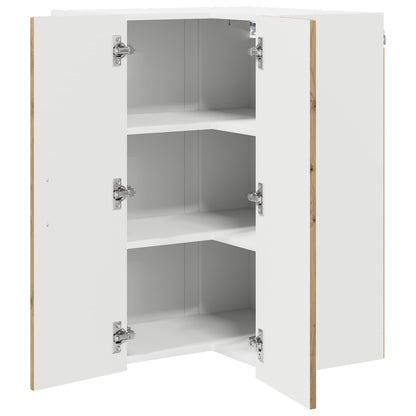 vidaXL Küchenschrank mit Speicher Kalmar Artisan-Eiche 57 x 57 x 80 cm