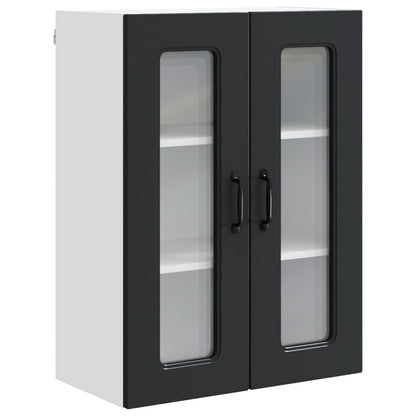 vidaXL Küchenschrank Kalmar Schwarz 60 x 31 x 80 cm Holzwerkstoff
