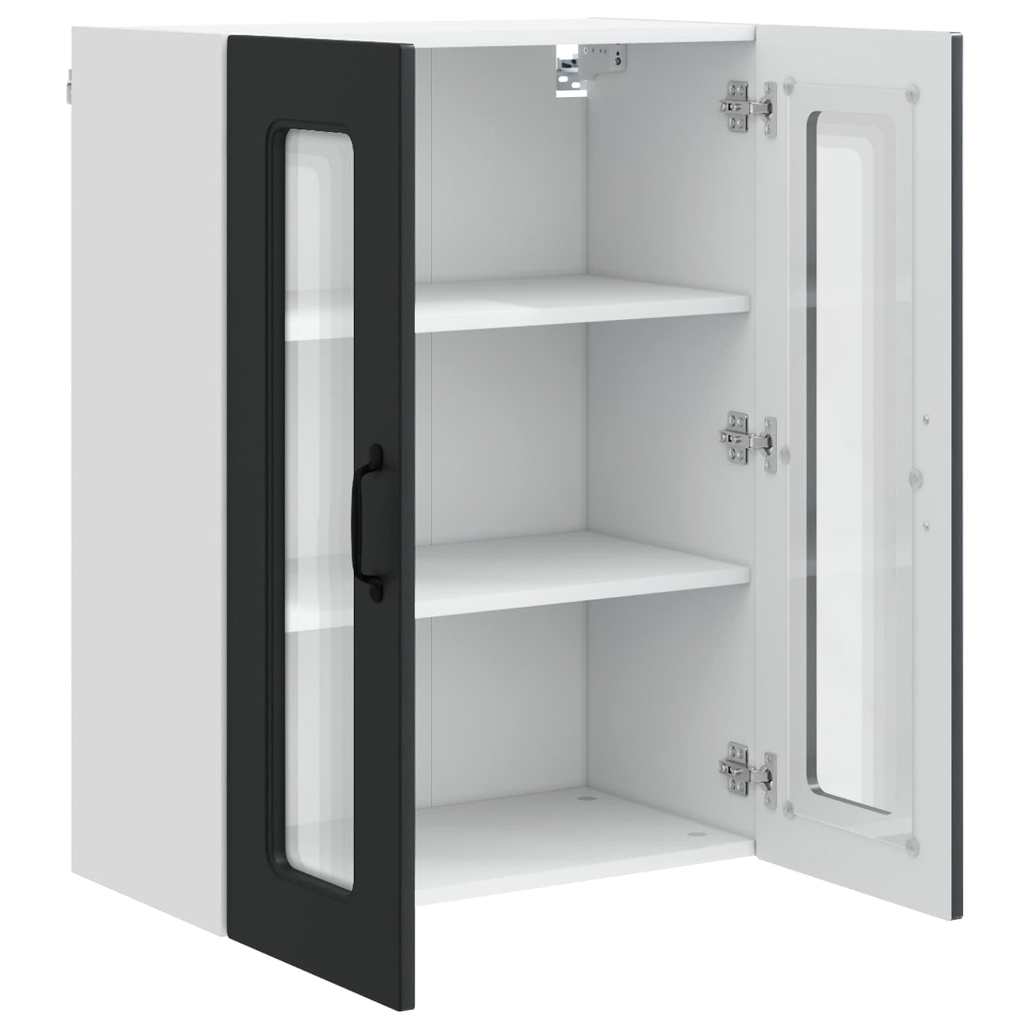 vidaXL Küchenschrank Kalmar Schwarz 60 x 31 x 80 cm Holzwerkstoff