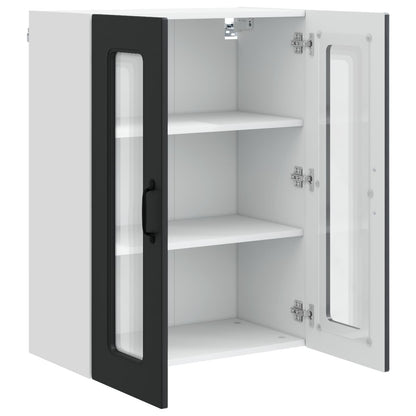 vidaXL Küchenschrank Kalmar Schwarz 60 x 31 x 80 cm Holzwerkstoff