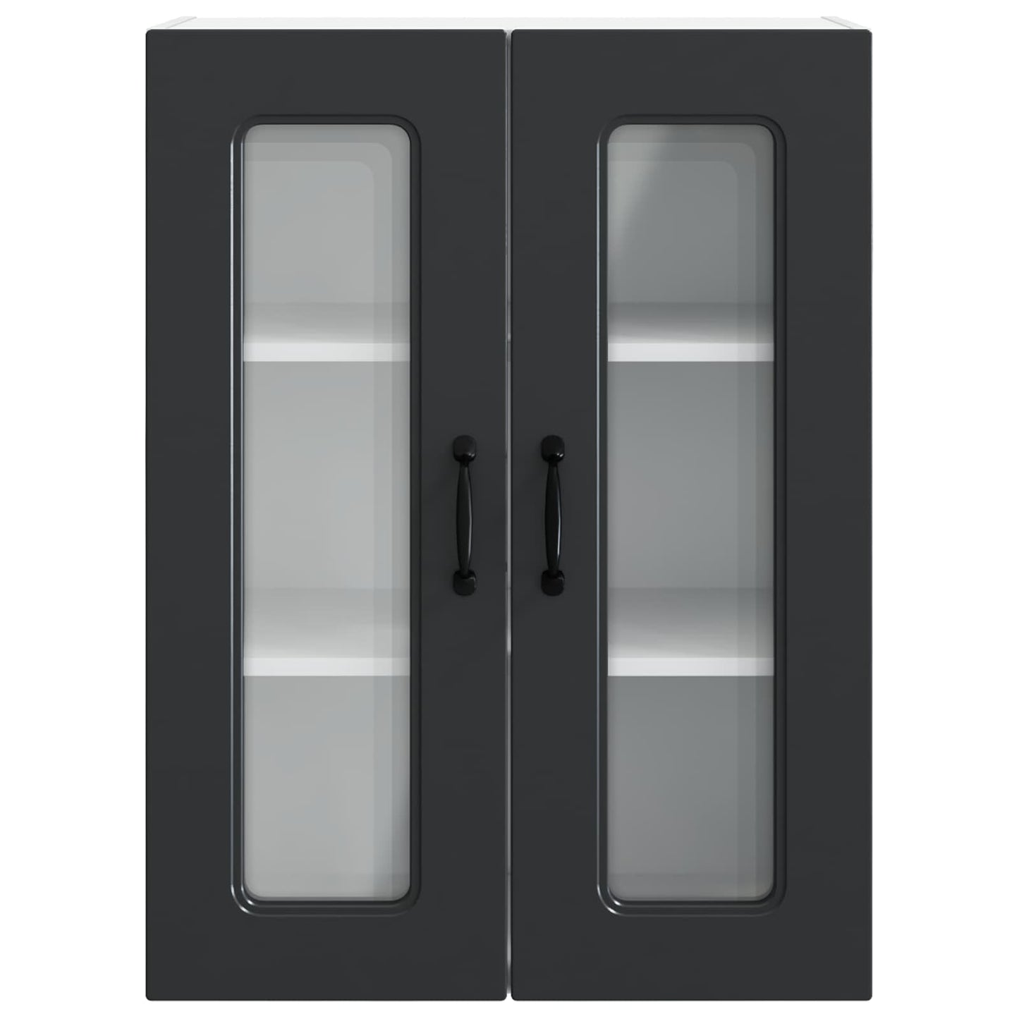 vidaXL Küchenschrank Kalmar Schwarz 60 x 31 x 80 cm Holzwerkstoff
