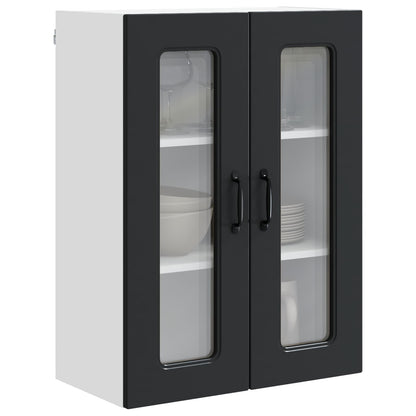 vidaXL Küchenschrank Kalmar Schwarz 60 x 31 x 80 cm Holzwerkstoff