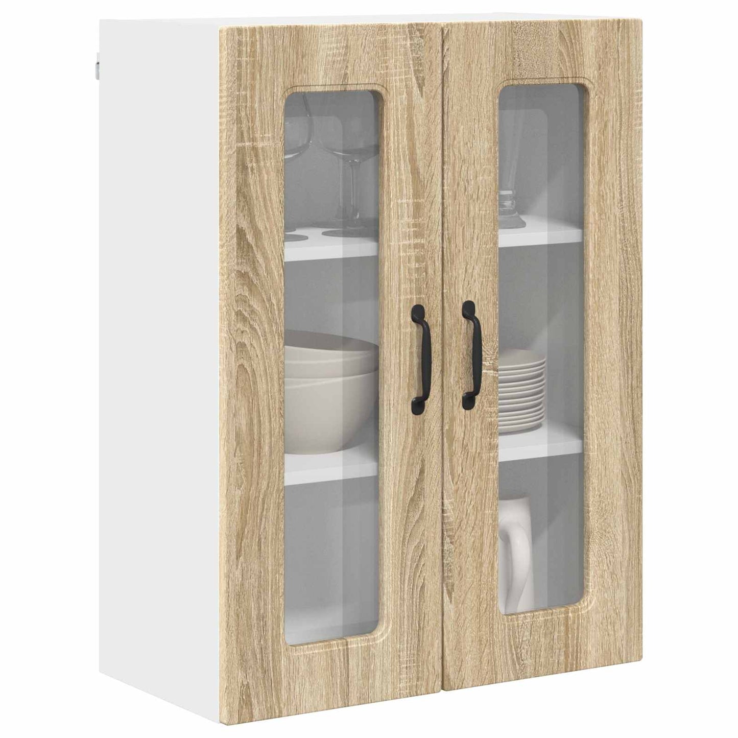 vidaXL Küchenschrank Kalmar Sonoma-Eiche 60 x 31 x 80 cm Holzwerkstoff