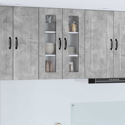vidaXL Küchenschrank Kalmar Beton Grau 60 x 31 x 80 cm Holzwerkstoff