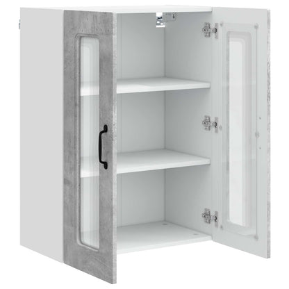 vidaXL Küchenschrank Kalmar Beton Grau 60 x 31 x 80 cm Holzwerkstoff