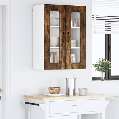 vidaXL Küchenschrank Kalmar Geräucherte Eiche 60 x 31 x 80 cm