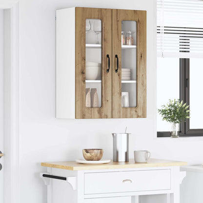 vidaXL Küchenschrank mit Speicher Kalmar Artisan-Eiche 60 x 31 x 80 cm