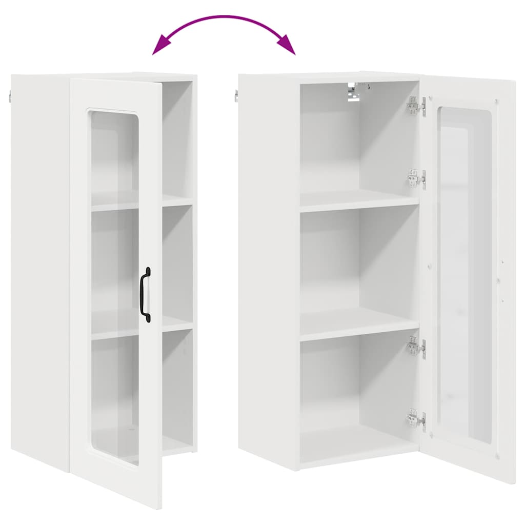 vidaXL Küchenschrank Kalmar Weiß 40 x 31 x 100 cm Holzwerkstoff