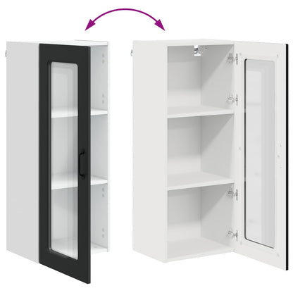 vidaXL Küchenschrank Kalmar Schwarz 40 x 31 x 100 cm Holzwerkstoff