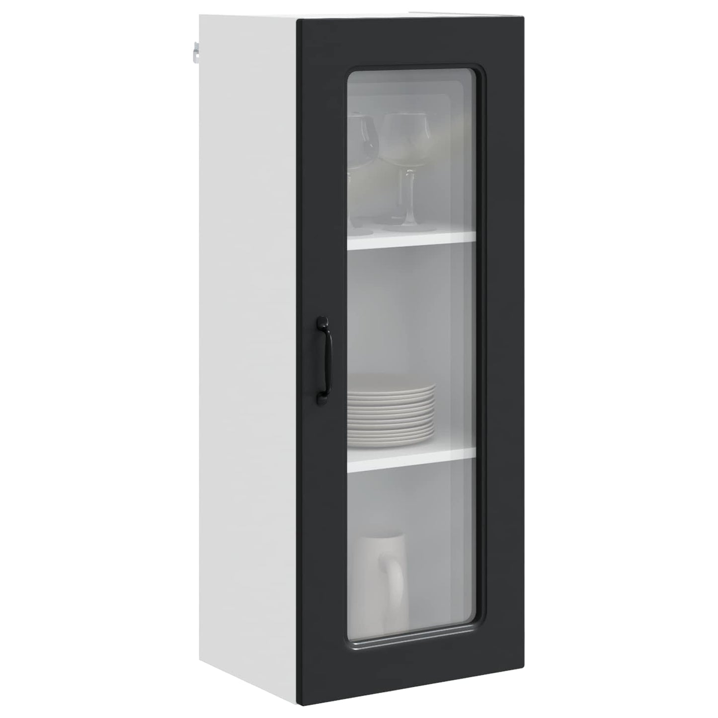 vidaXL Küchenschrank Kalmar Schwarz 40 x 31 x 100 cm Holzwerkstoff