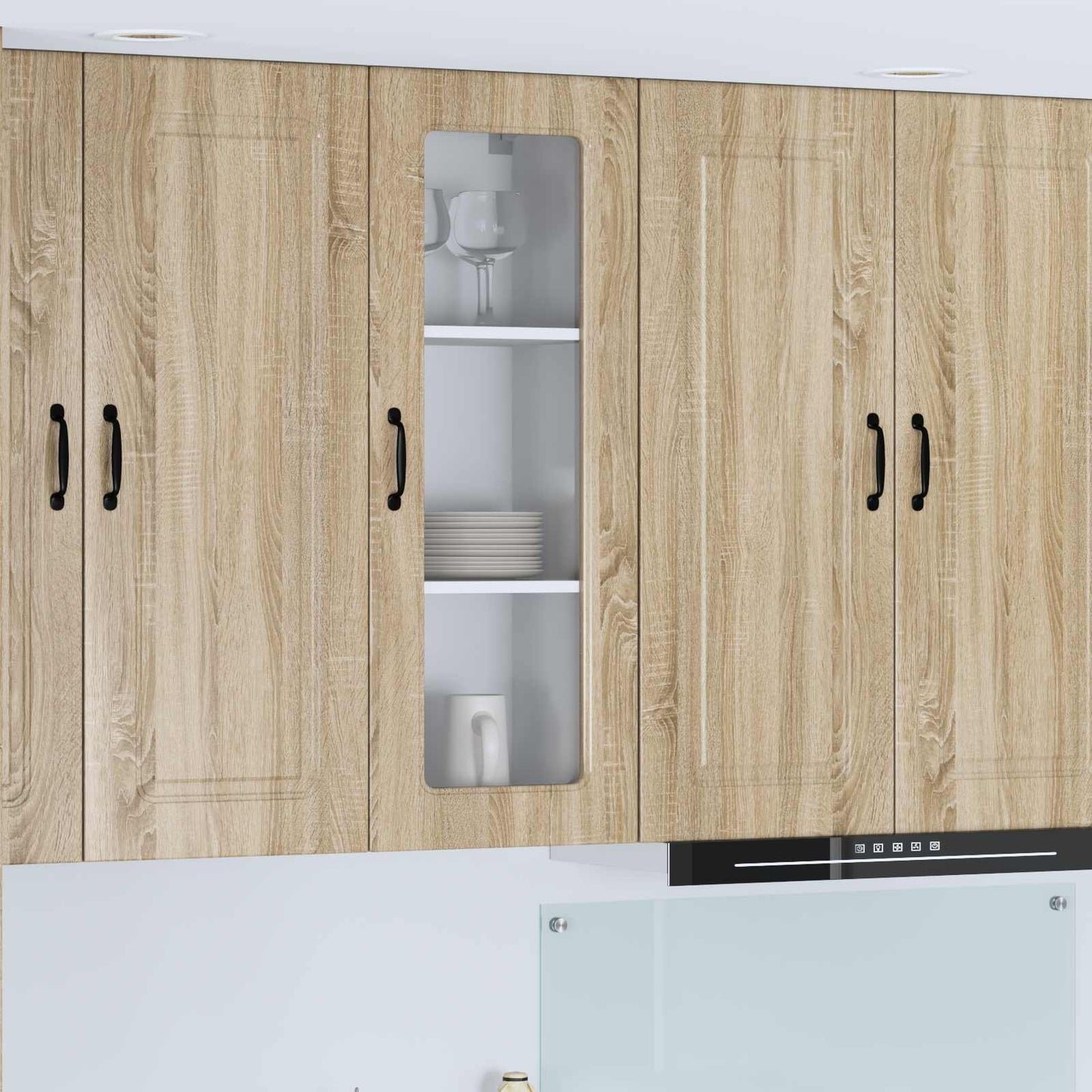 vidaXL Küchenschrank mit Speicher Kalmar Sonoma-Eiche 40 x 31 x 100 cm