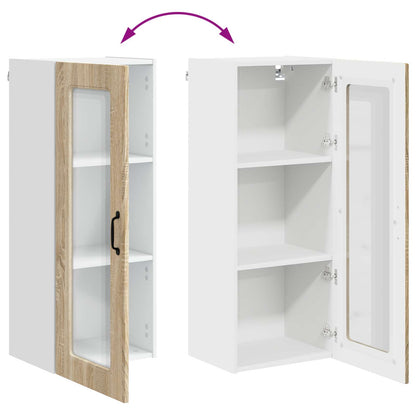 vidaXL Küchenschrank mit Speicher Kalmar Sonoma-Eiche 40 x 31 x 100 cm