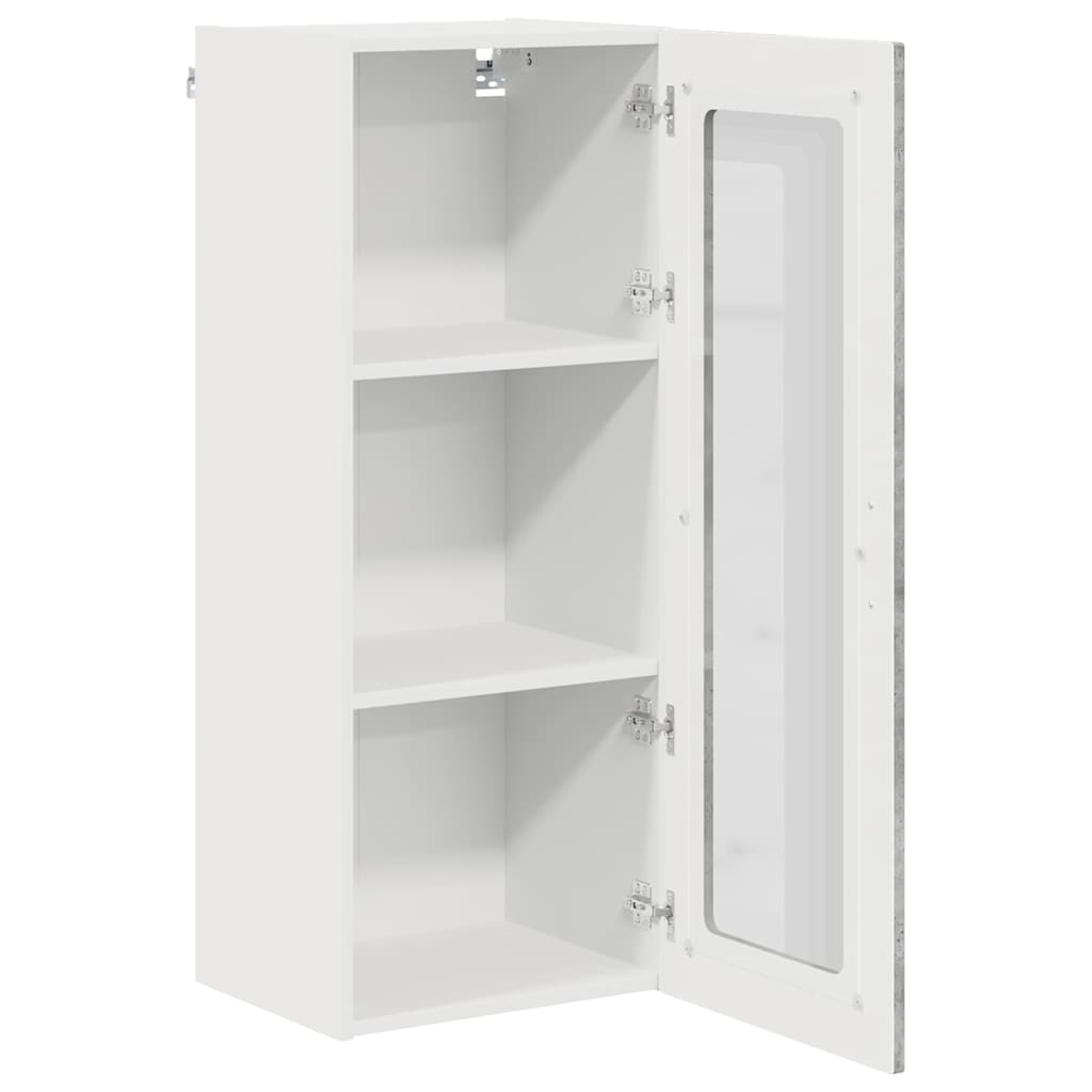 vidaXL Küchenschrank Kalmar Beton Grau 40 x 31 x 100 cm Holzwerkstoff