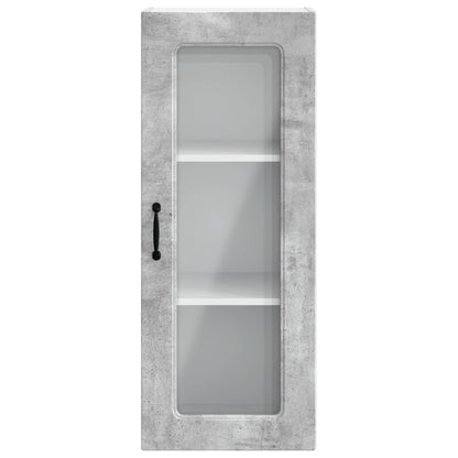 vidaXL Küchenschrank Kalmar Beton Grau 40 x 31 x 100 cm Holzwerkstoff