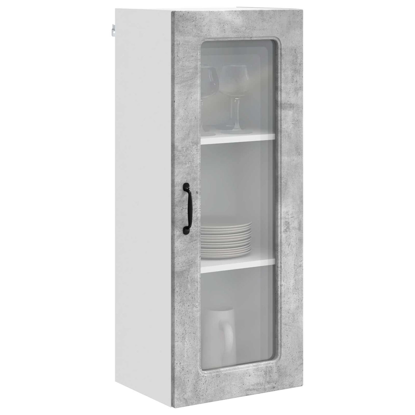 vidaXL Küchenschrank Kalmar Beton Grau 40 x 31 x 100 cm Holzwerkstoff