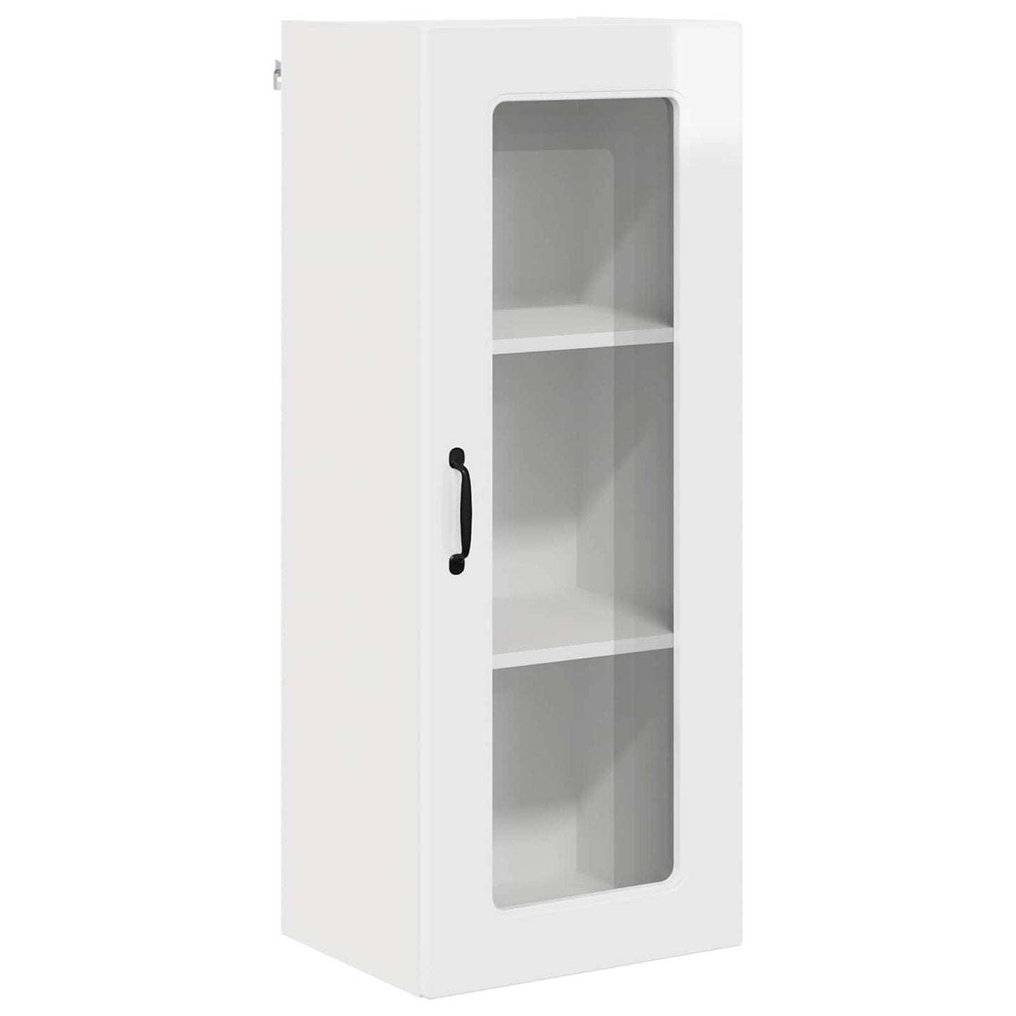 vidaXL Küchenschrank Kalmar Hochglanz Weiß 40 x 31 x 100 cm