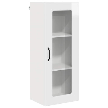 vidaXL Küchenschrank Kalmar Hochglanz Weiß 40 x 31 x 100 cm