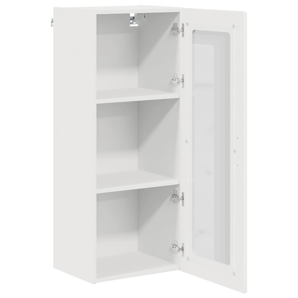 vidaXL Küchenschrank Kalmar Hochglanz Weiß 40 x 31 x 100 cm
