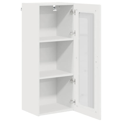 vidaXL Küchenschrank Kalmar Hochglanz Weiß 40 x 31 x 100 cm